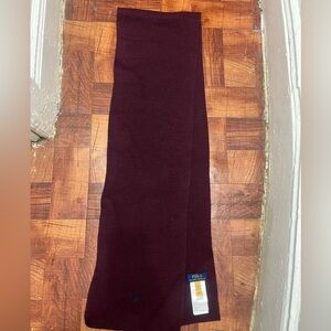 Polo Ralph Lauren Maroon Knit Scarf